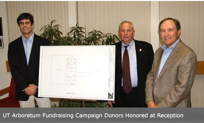 UT Arboretum Fundraising Campaign Donors Honored at Recption