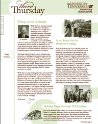 Third Thursday newsletter